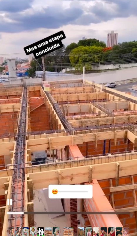 Carpintaria de uma obra de campinas