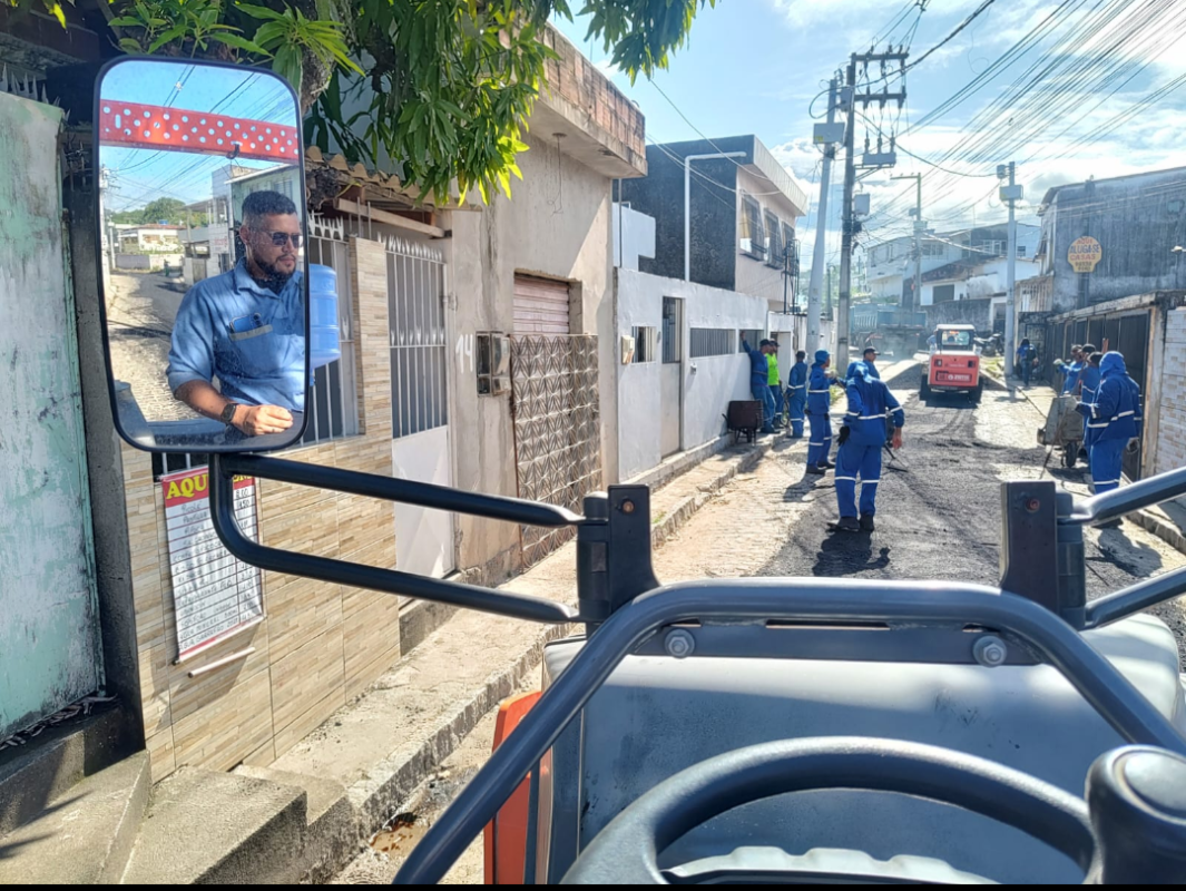 Pavimentação no município de Paulista -