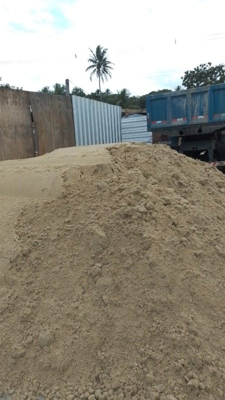 Areia lavada grossa