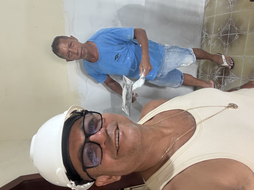 Serviço de emassamento.