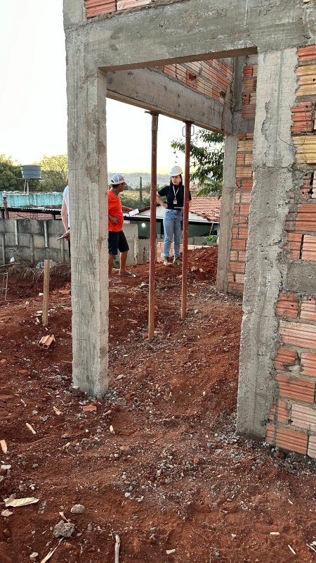 Compatibilização de obra: verificamos se o serviço executado estava de acordo com o projeto aprovado e se seguia as recomendações das normas de segurança e qualidade.