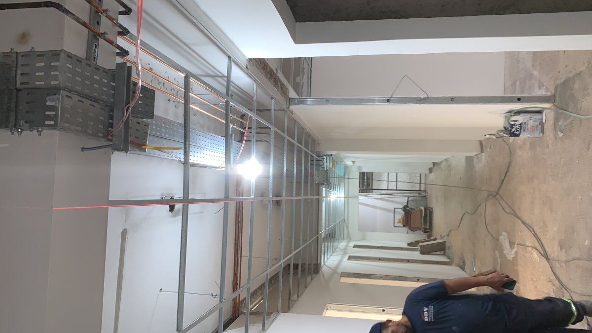 Início de obra da faculdade São judas mooca